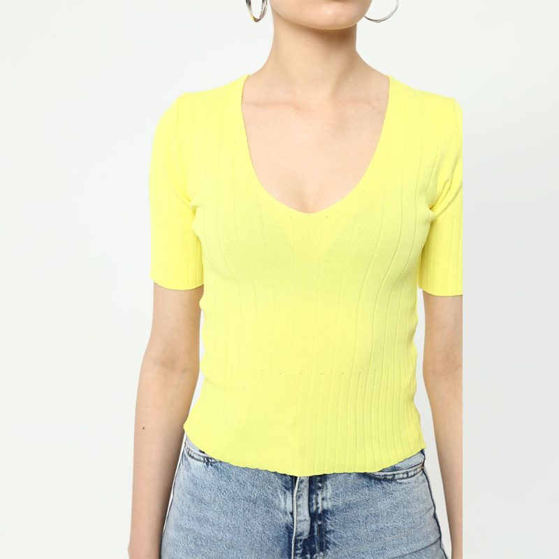 3101-Knit Top - Görsel 7