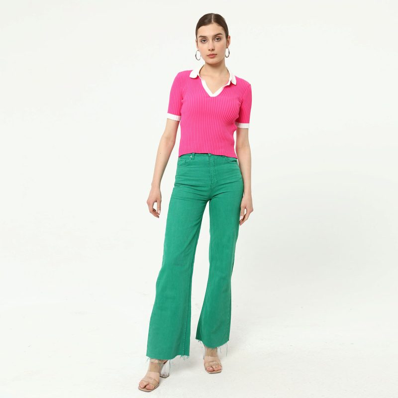 3109-Knit T-Shirt - Görsel 2
