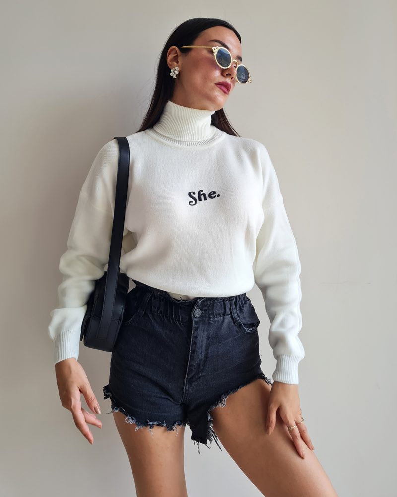 1043-35-Knit Sweater - Görsel 3