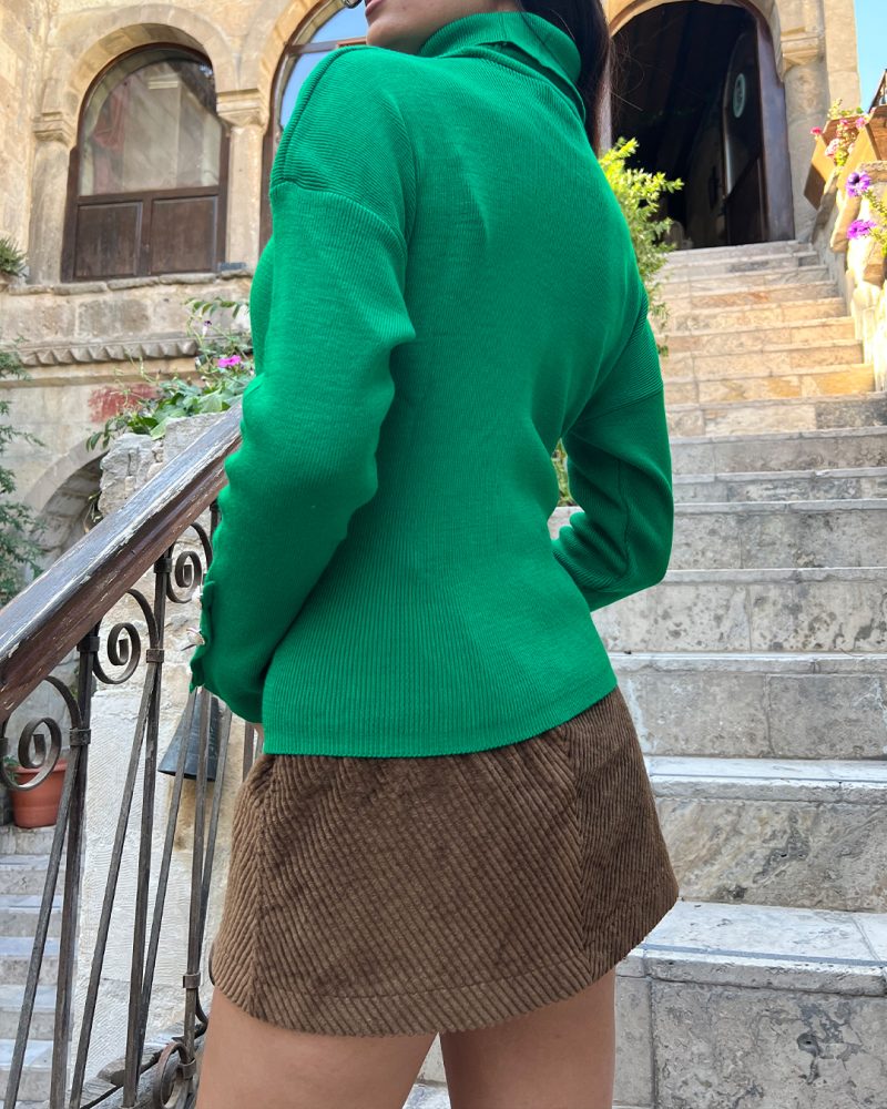 3532-Knit Sweater - Görsel 3
