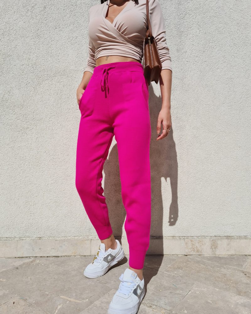3990-Knit Pants - Görsel 4