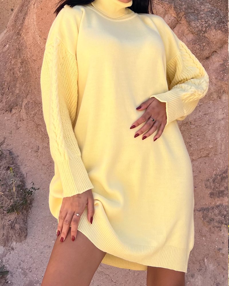 4413-Knit Tunic - Görsel 7