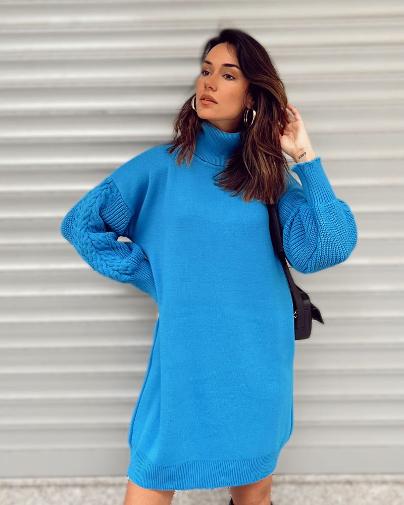 4413-Knit Tunic - Görsel 2