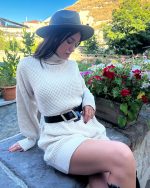 4438-Knit Tunic with Bellet