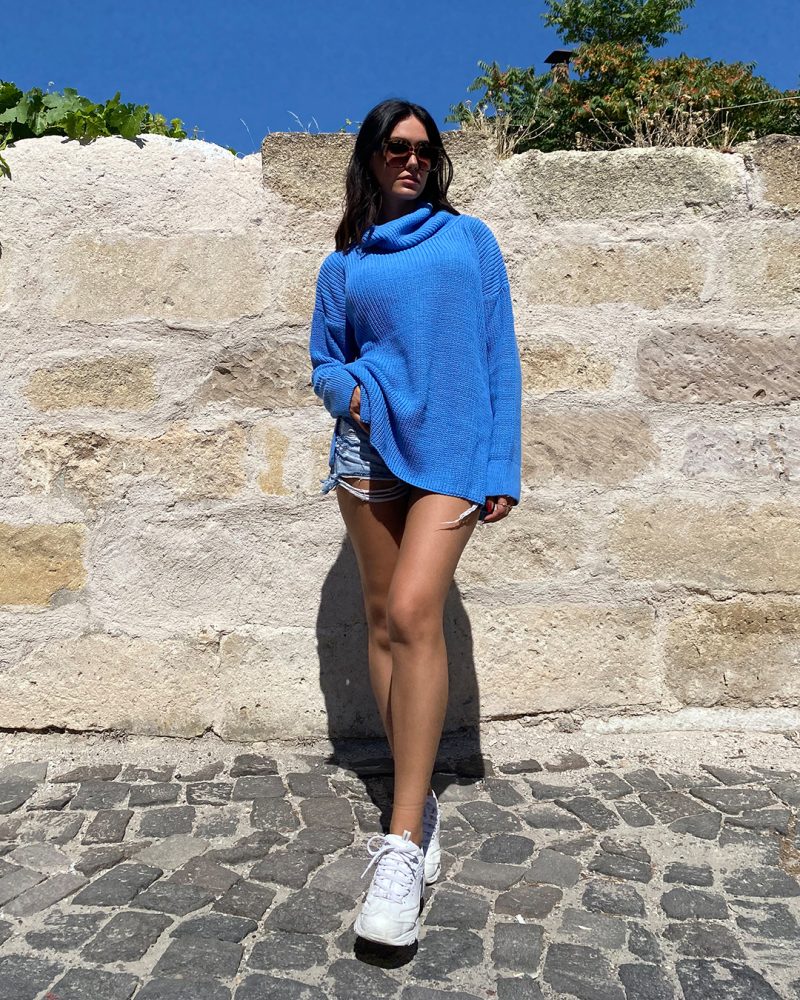 4451-Knit Sweater - Görsel 4