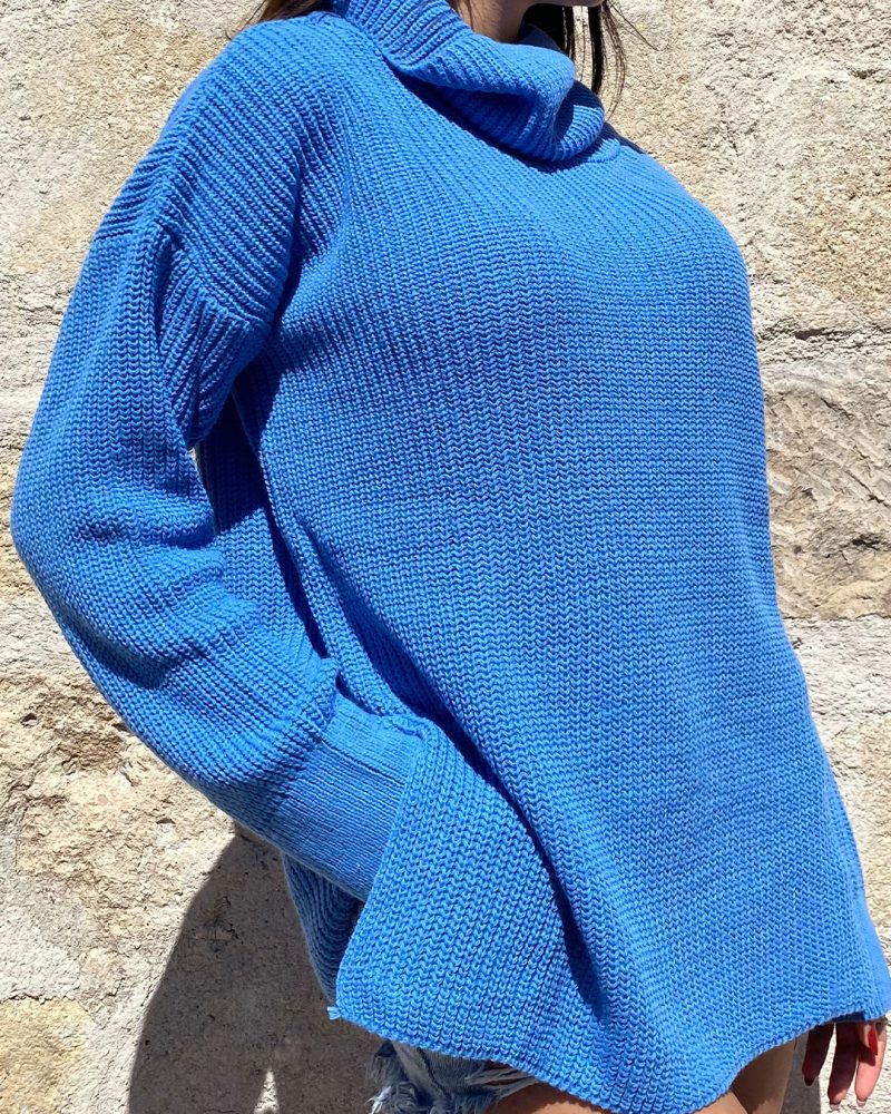4451-Knit Sweater - Görsel 5