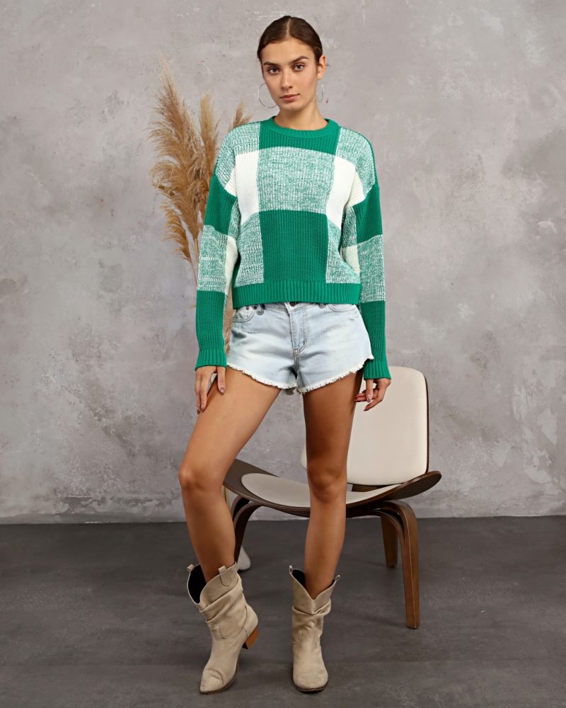 4426-Knit Sweater - Görsel 8