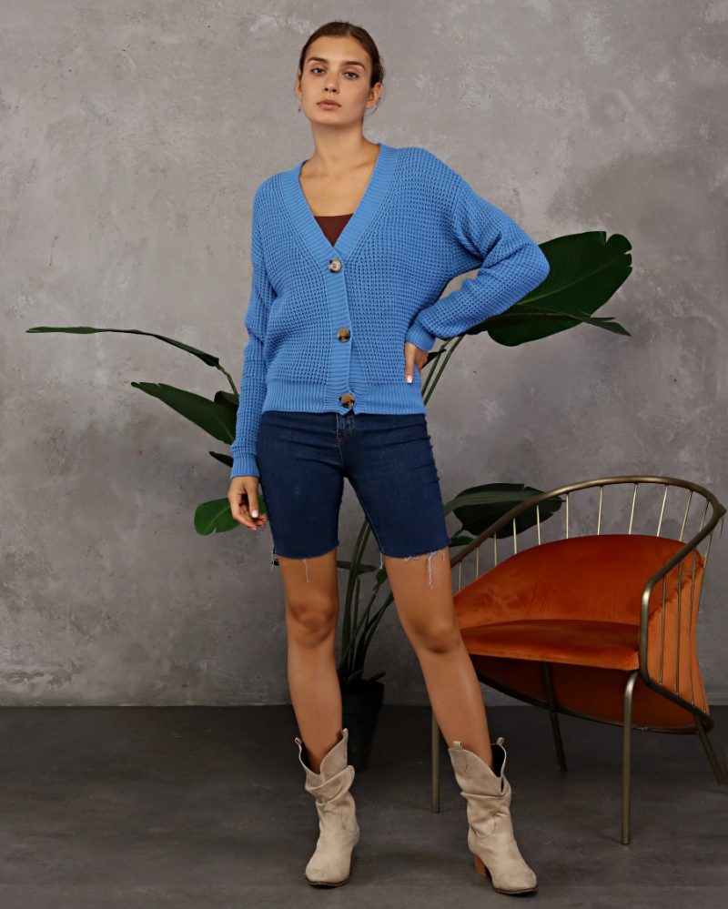 009-Knit Cardigan - Görsel 4