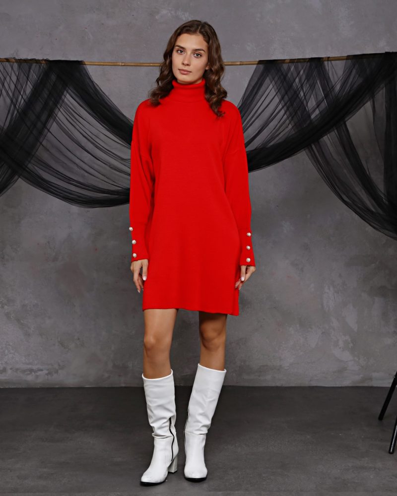 1060-Knit Tunic - Görsel 2