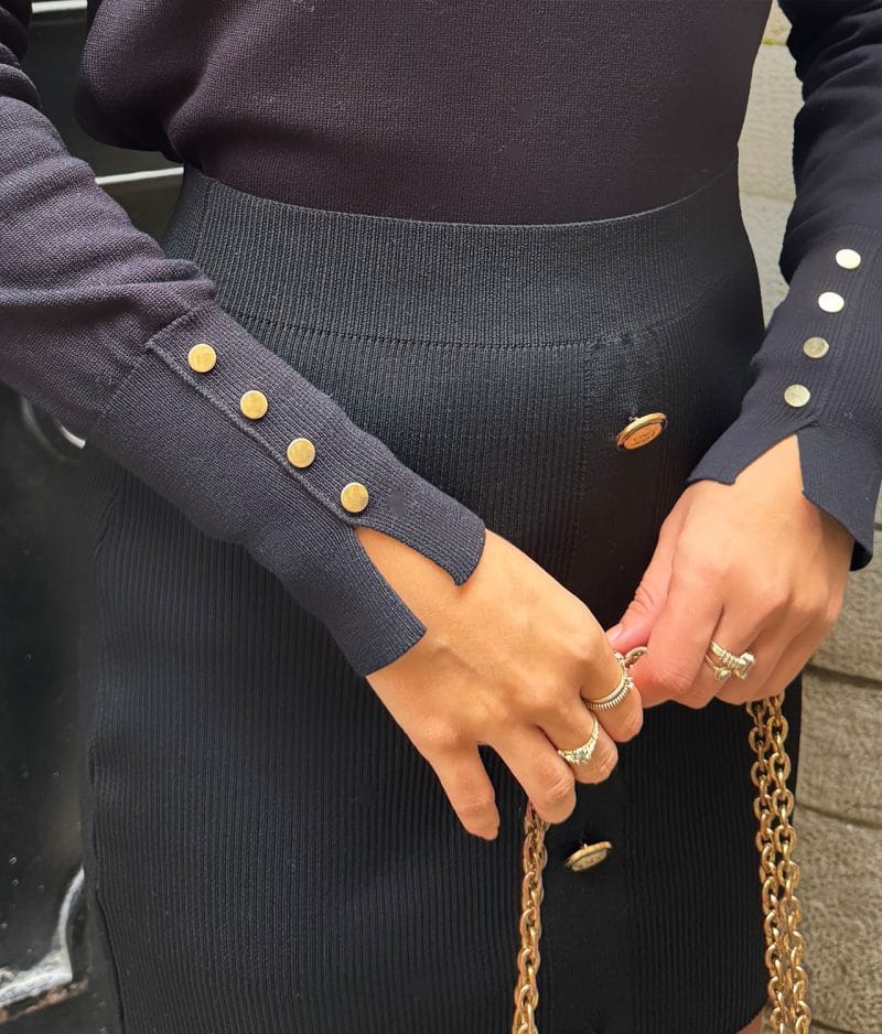 elegant black turtleneck knitwear for wholesale buyers