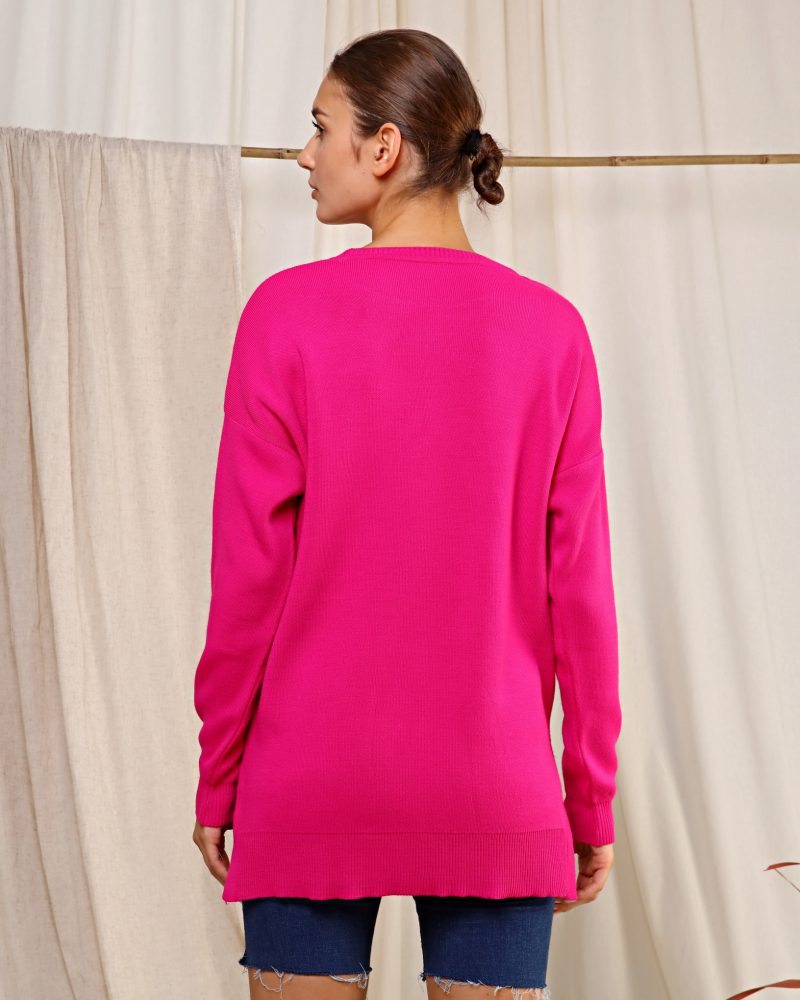 3127-Knit Tunic - Görsel 3