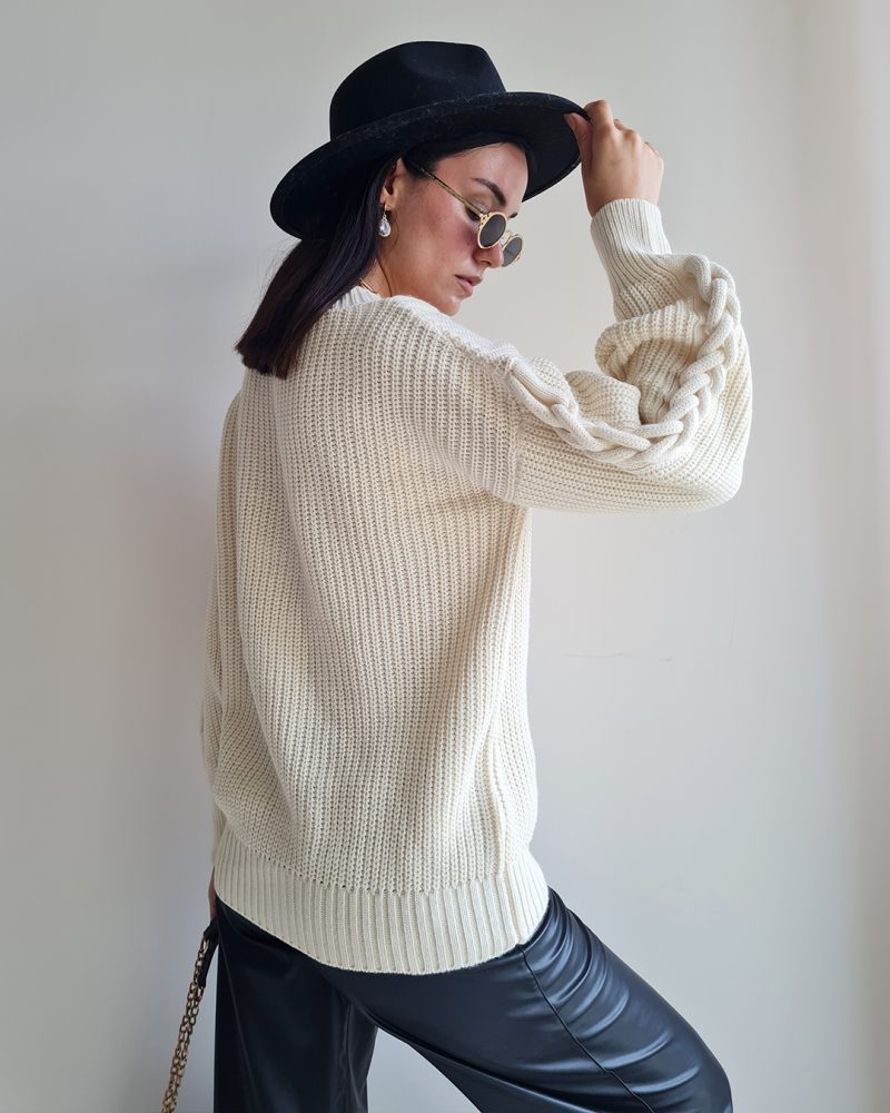 4606-Knit Cardigan - Görsel 11