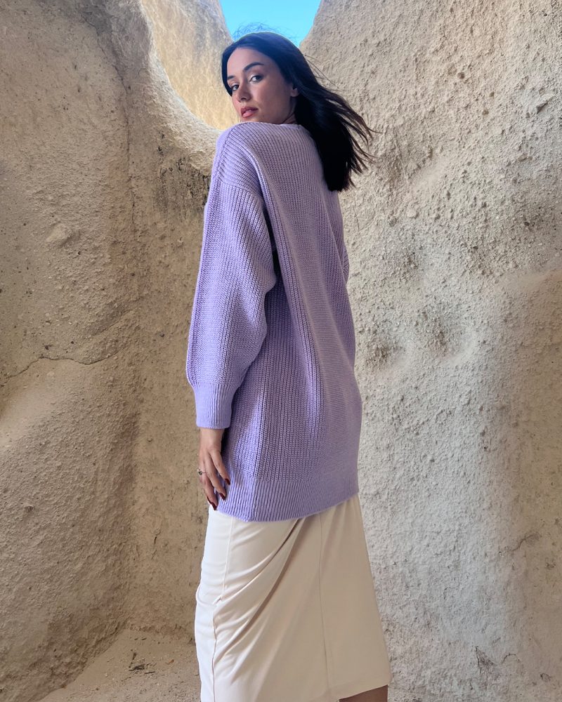 4612-Knit Cardigan - Görsel 3