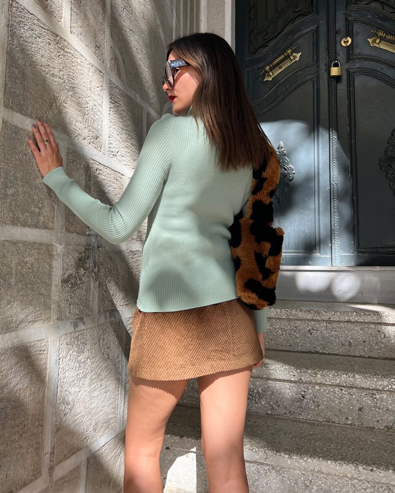 3525-Knit Sweater - Görsel 4