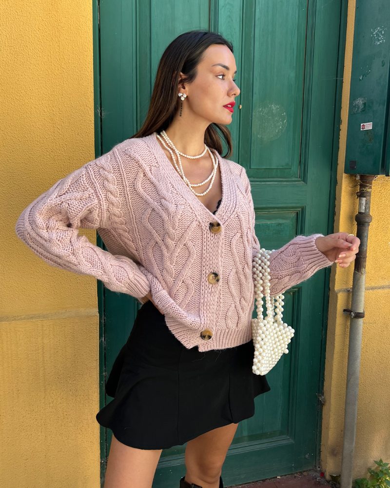4212-Knit Cardigan - Görsel 2