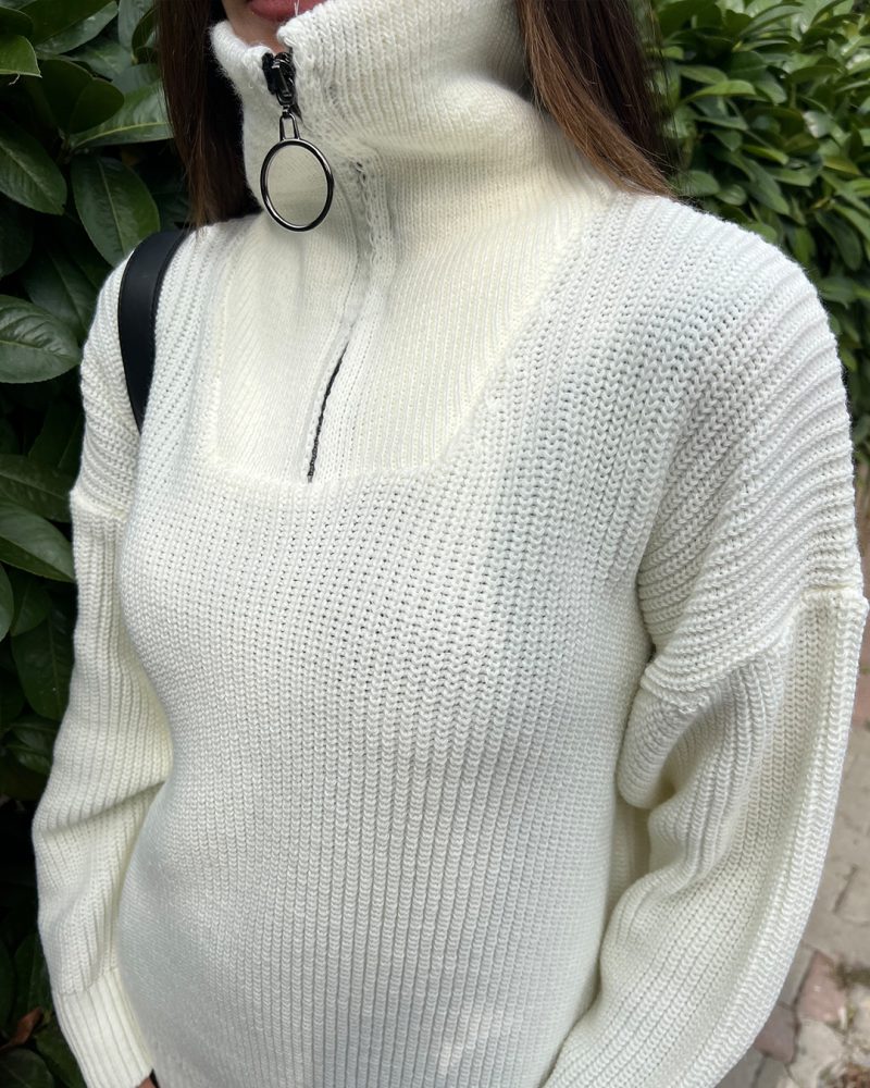 6045-Knit Sweater - Görsel 4