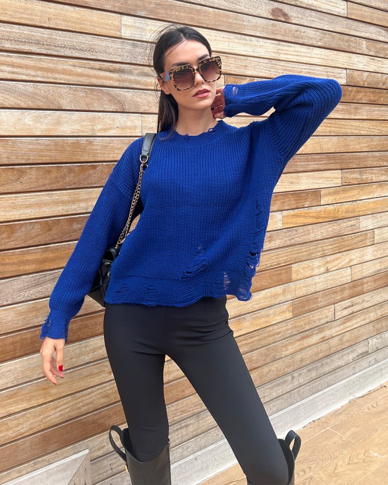 4615-Knit Sweater - Görsel 2
