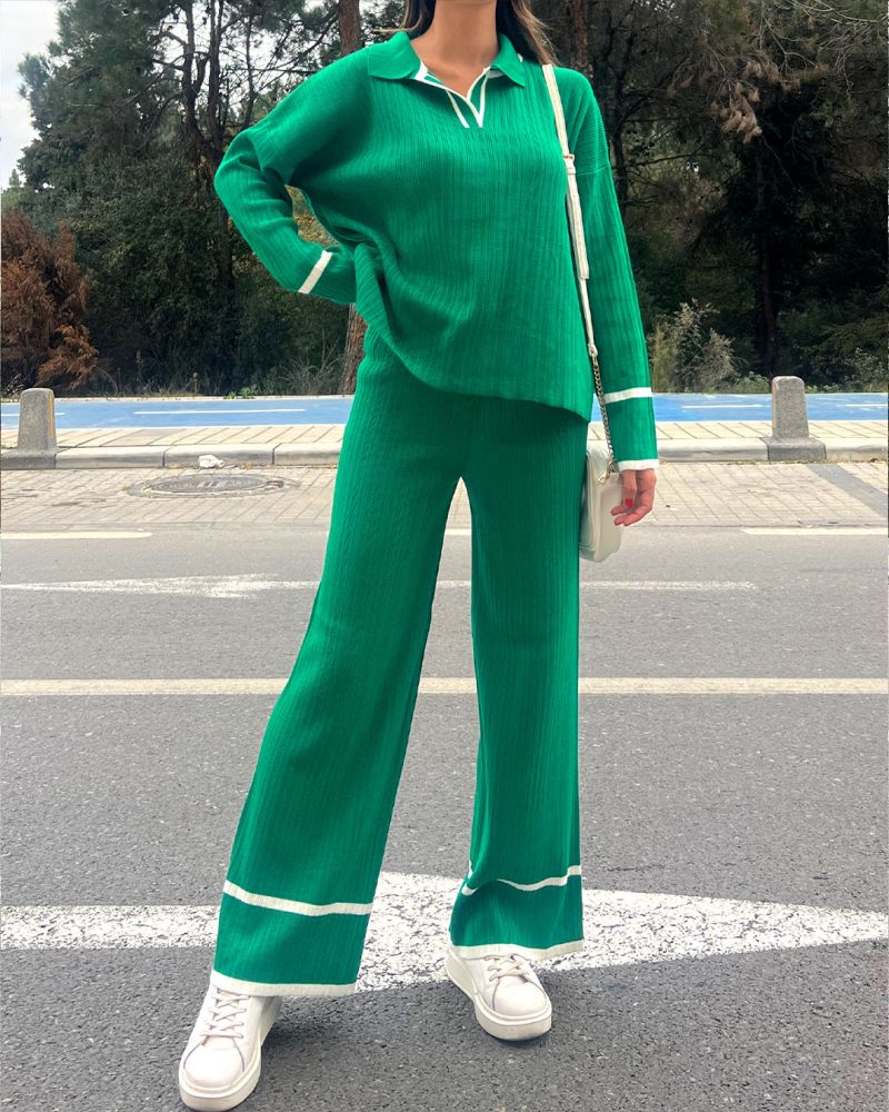 5805-Knit Set - Görsel 3
