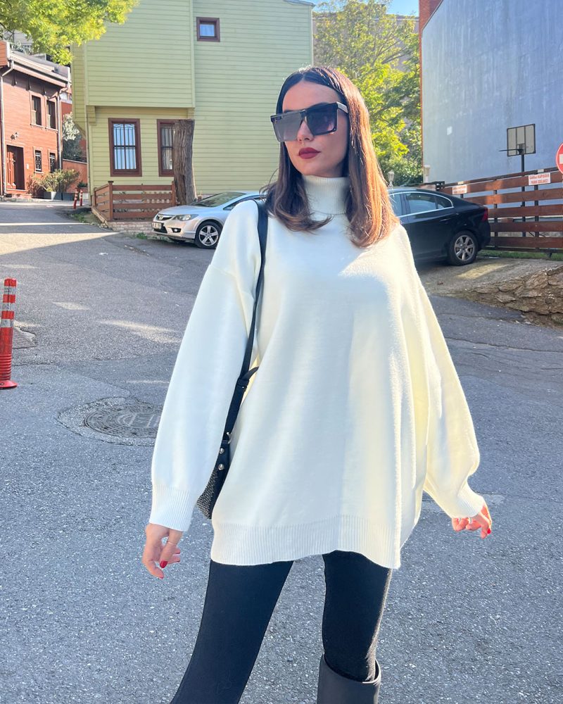 5812-Knit Tunic - Görsel 3