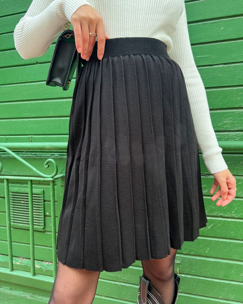 5815-Knit Skirt - Görsel 5