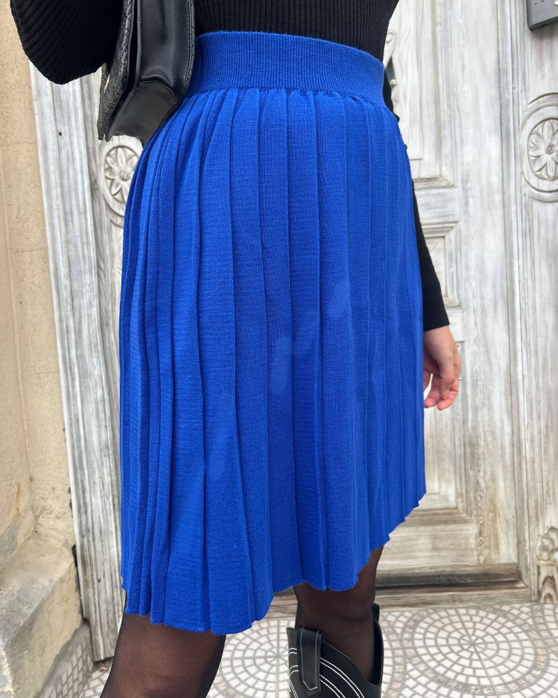 5815-Knit Skirt - Görsel 6