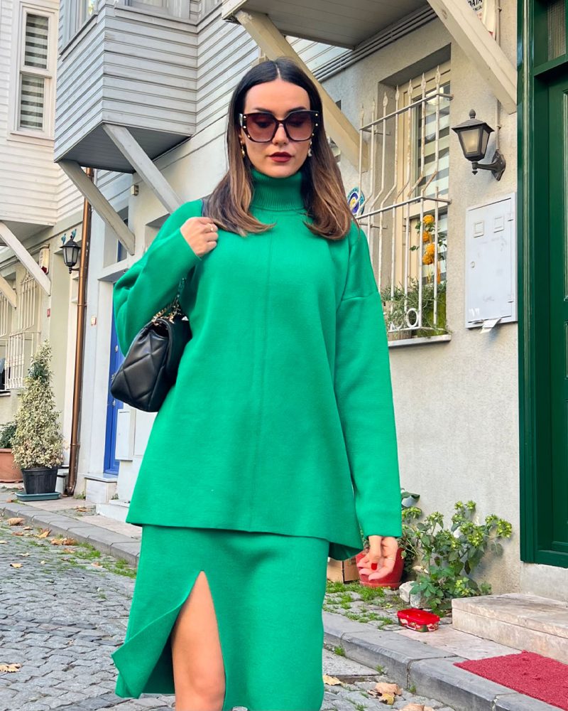 6049-Knit Set - Görsel 2