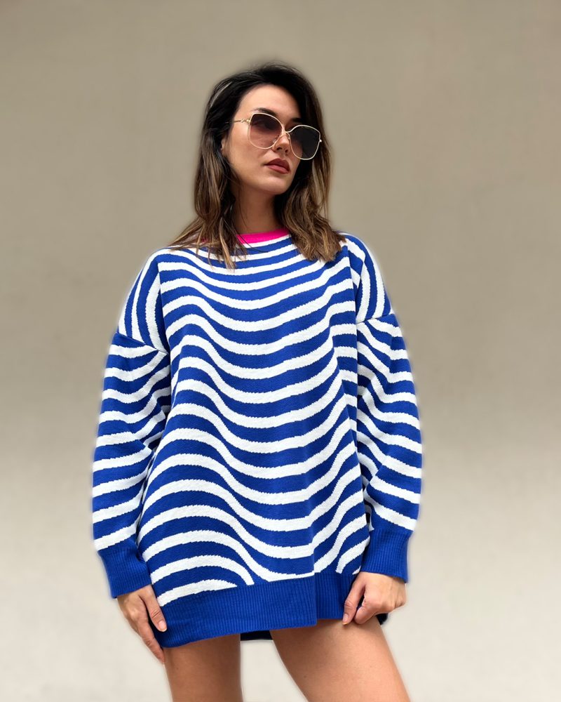 4428-Knit Tunic - Görsel 2