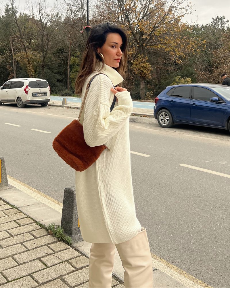 4602-Knit Tunic - Görsel 5