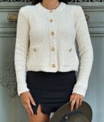 wholesale women’s textured knit cardigan sweater