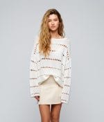 Lightweight hollow out knit sweater for everyday styling