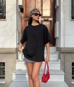 Relaxed Fit Crew Neck Cotton T-Shirt casual styling