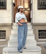 Button-down cotton shirt with chest pockets relaxed silhouette