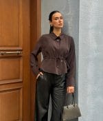 Tie Waist Blouse front view