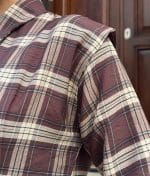 Plaid shirt dress