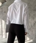 crop shirt long sleeve trendy look