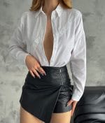 1116-Diagonal Button Detail Linen Shirt-White-1 relaxed fit linen shirt asymmetric button design