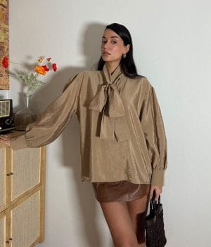 elegant satin blouse women