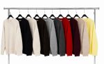 6206-Oversized Crew Neck Knit Sweater-Black-4 Oversized crew neck knit sweater colour options